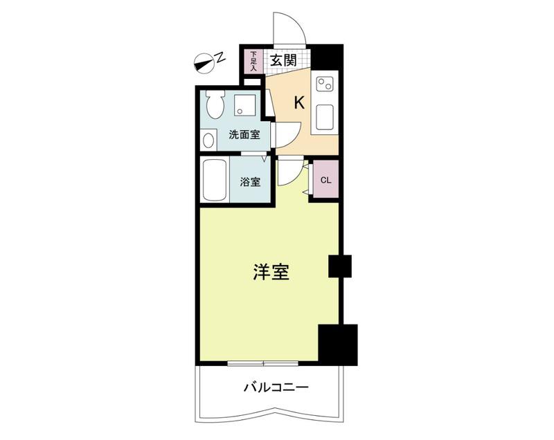 セレニテ新大阪弐番館(1K/12階)の間取り写真