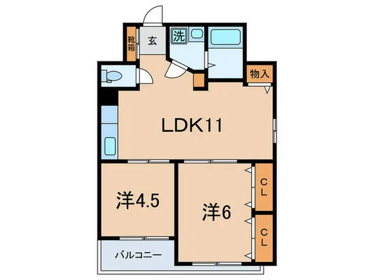 新大塚共同住宅 8階階 間取り