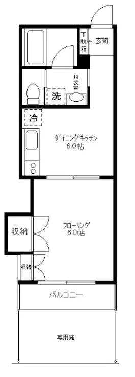 エスポワール陣屋 1階階 間取り