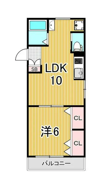 ルミノール浅草雷門 8階階 間取り