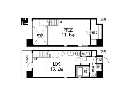 丸の内スクエア(1LDK/7階)の間取り写真
