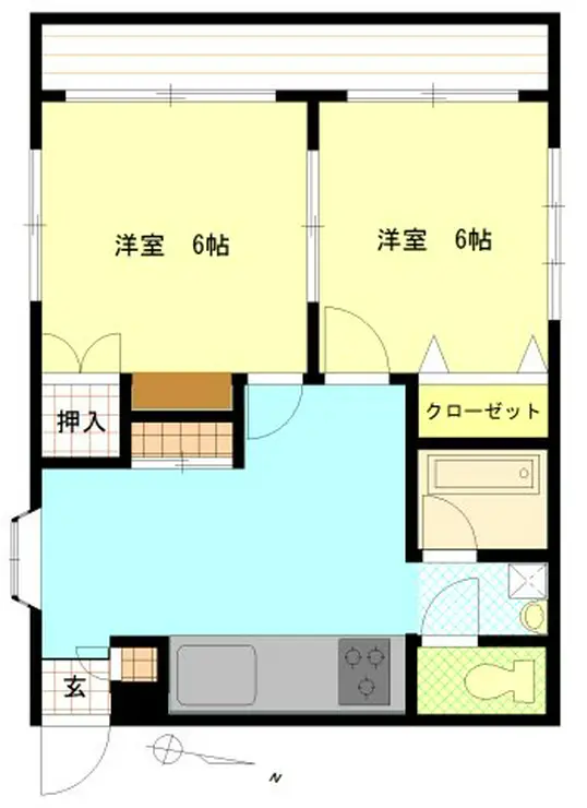 J&A舞浜 2階階 間取り