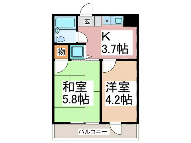 ステップス 2階階 間取り