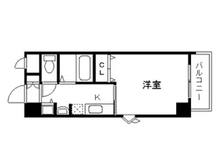 GP栄本町通(1K/9階)の間取り写真