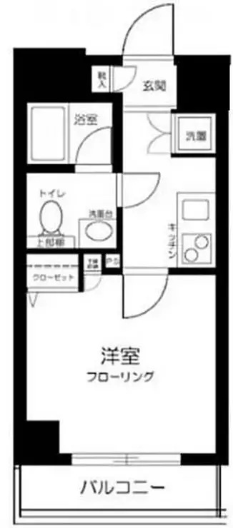 エクセリア大崎 1階階 間取り