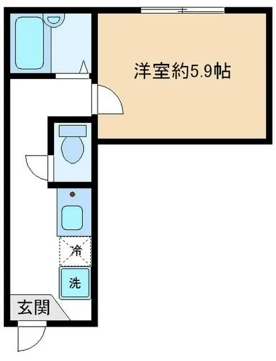 マリンプラザ2 2階階 間取り