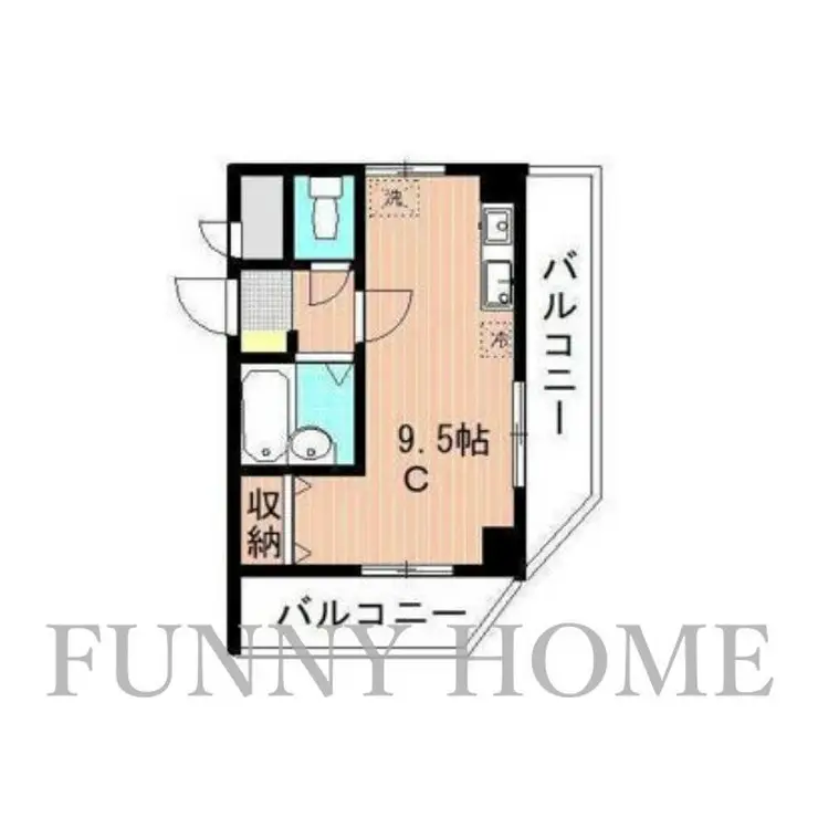 リベール学芸大学 4階階 間取り