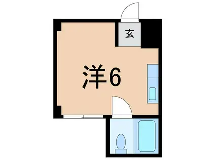 和泉ハイツ(ワンルーム/3階)の間取り写真