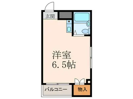 パーソナルマンション杭瀬(ワンルーム/4階)の間取り写真