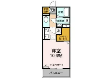 M STYLE(ワンルーム/3階)の間取り写真