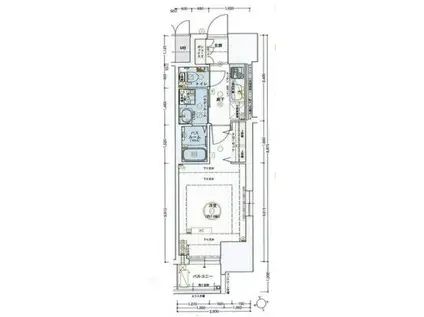 エステムコート名古屋今池アーバンゲート(1K/8階)の間取り写真