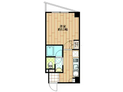 GRAND JOUR(1K/4階)の間取り写真