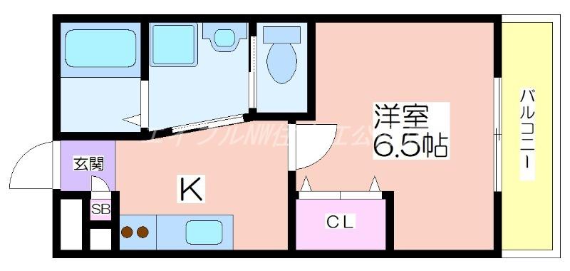 GROOVE住吉(1K/3階)の間取り写真