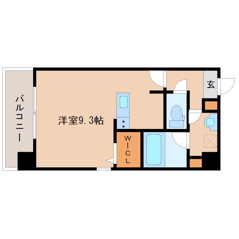 LE CINQ 尼崎東(ワンルーム/2階)の間取り写真
