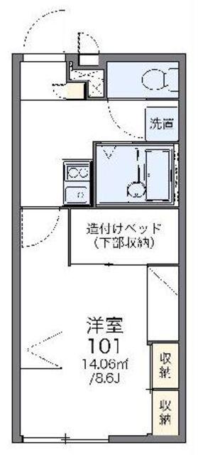 レオパレス純(1K/2階)の間取り写真