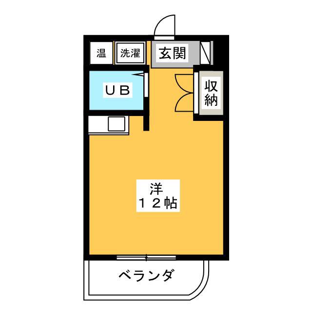 プレアール大垣本町(ワンルーム/4階)の間取り写真