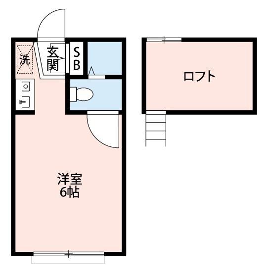 アレイン幸町(ワンルーム/1階)の間取り写真