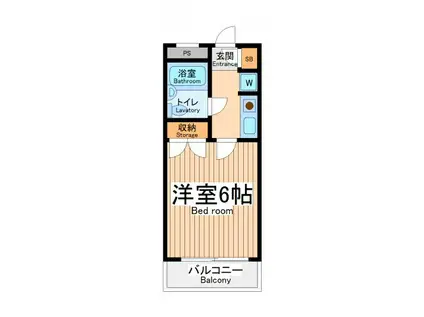 センチュリーハイツ三徳(1K/5階)の間取り写真