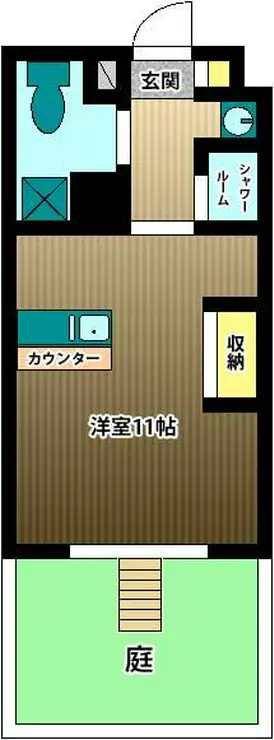 行徳マンション 1階階 間取り