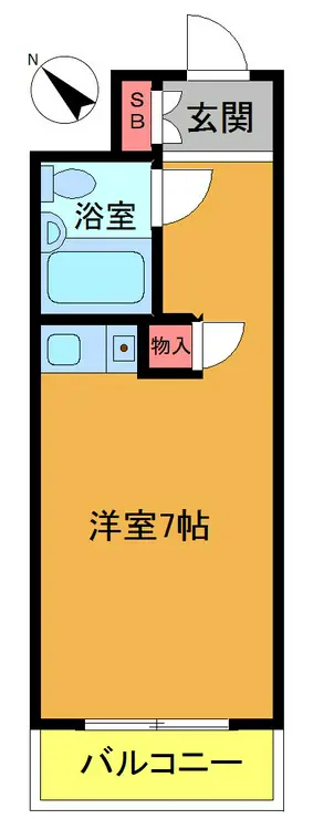 ノイエス南行徳 2階階 間取り