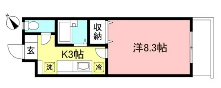グランドール 1階階 間取り