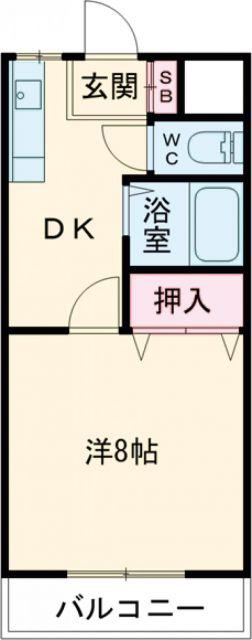 コーポ SHOEI(1K/3階)の間取り写真