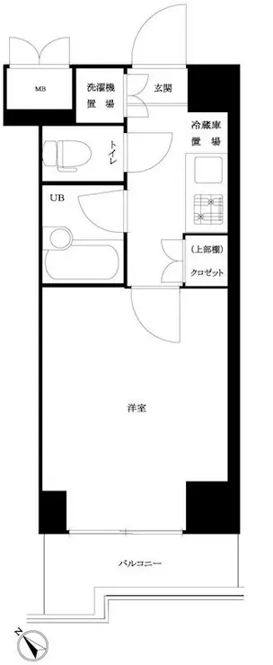 ルーブル神宮前 6階階 間取り