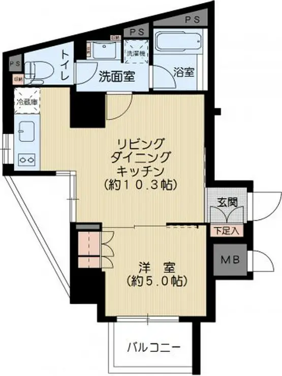 コンフォリア文京春日 14階階 間取り