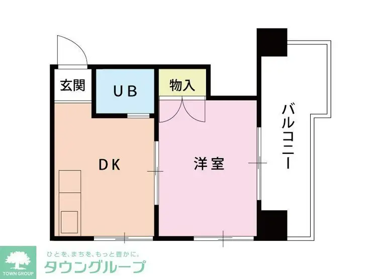 シャトール北浦和 5階階 間取り