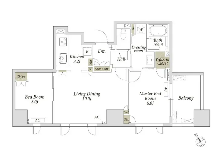 エスティメゾン五反田 12階階 間取り
