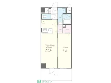 さがみLTレジデンス(1LDK/6階)の間取り写真