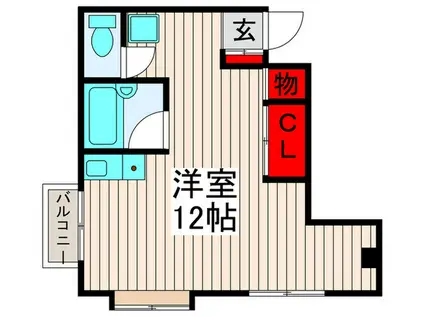 コーラルコート(ワンルーム/3階)の間取り写真