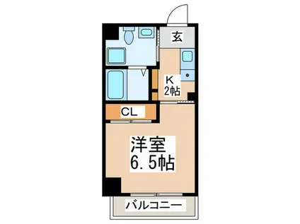 JJ COURT 市岡元町(1K/10階)の間取り写真
