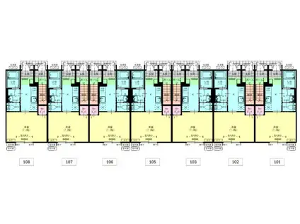 OWL西見前(1K/1階)の間取り写真