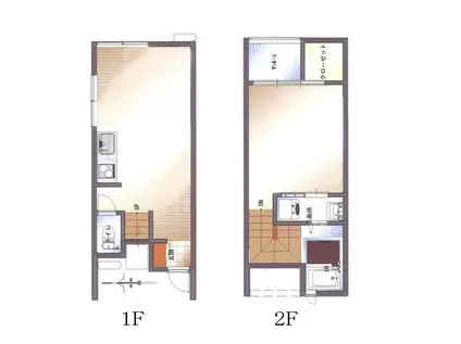 MICHELL(1LDK/1階)の間取り写真