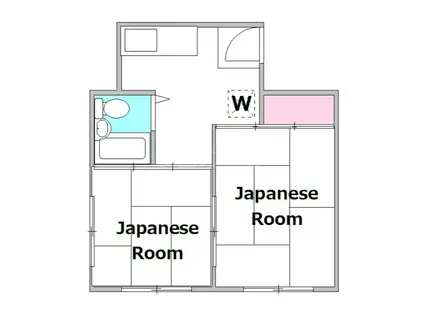 梅谷第3マンション(2K/4階)の間取り写真