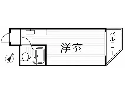 メゾン・ド・ジュリー(ワンルーム/4階)の間取り写真