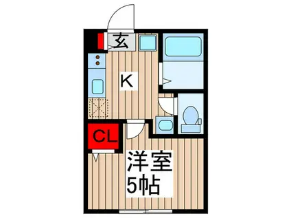 TRINITY 日進町(1K/3階)の間取り写真