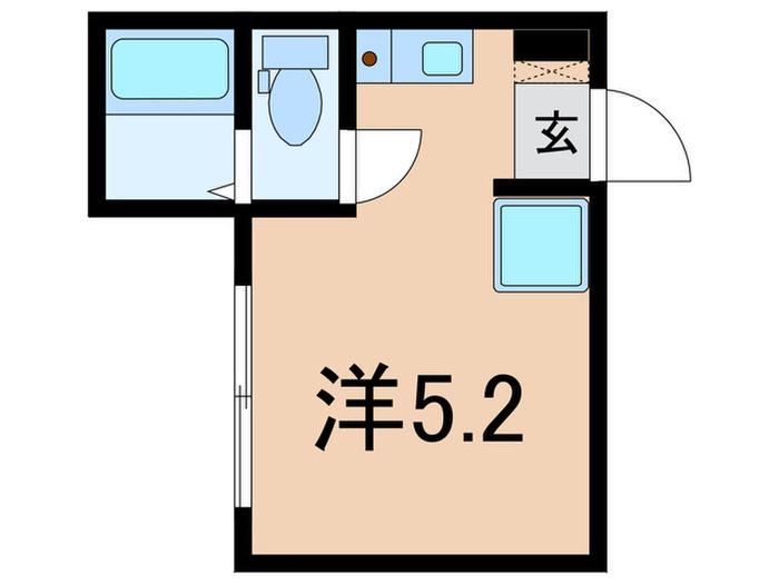 HJ PLACE OSAKI(ワンルーム/4階)の間取り写真