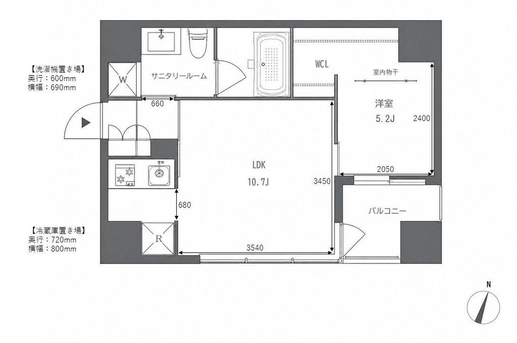 CK11222(1LDK/3階)の間取り写真