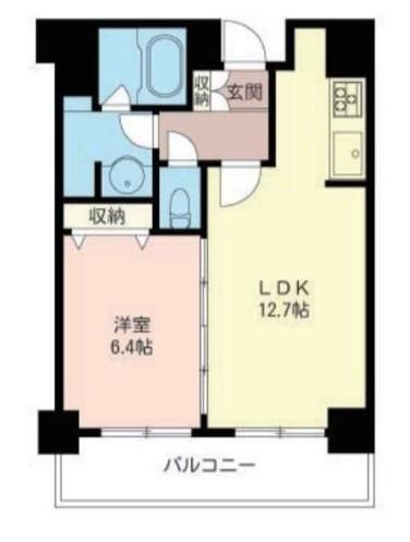 LASANTE錦糸町 LASANTE錦糸町(1LDK/6階)の間取り写真