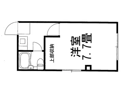 協和ハイツ(1K/3階)の間取り写真
