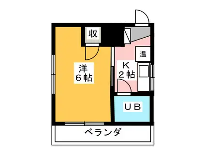 フレクション静岡駒形(1K/4階)の間取り写真