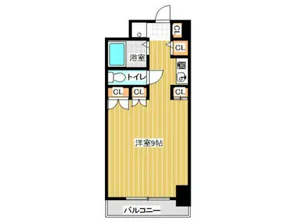 ダイニチコンストラクション(ワンルーム/8階)の間取り写真