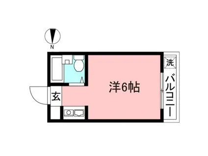 櫛田ビル(ワンルーム/3階)の間取り写真