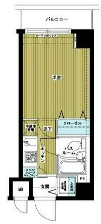 アヴァンティーク東銀座 2階階 間取り