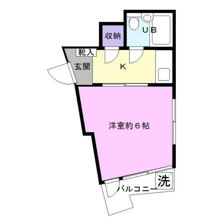 コーポエレガンス 3階階 間取り