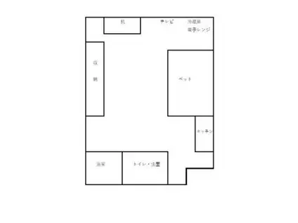 曙町マンション(ワンルーム/3階)の間取り写真