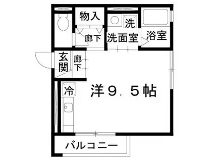 リバ タイセイ(ワンルーム/2階)の間取り写真