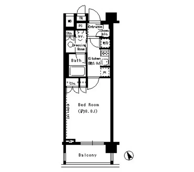 パークアクシス学芸大学 5階階 間取り